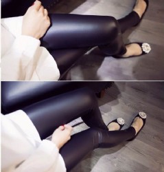 Leather Leggings Sport Winter