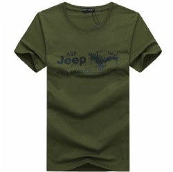 חולצה קצרה לגבר עם כיתוב JEEP