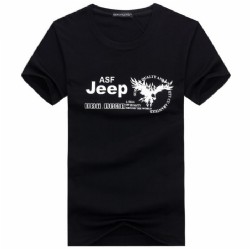 חולצה קצרה לגבר עם כיתוב JEEP