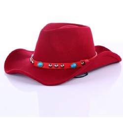 Western Cowboy Hat For Women Men Vintage Retro Wide Brim