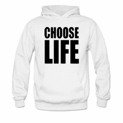 קפוצון עם הדפס Choose Life במגוון צבעים