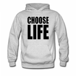 קפוצון עם הדפס Choose Life במגוון צבעים