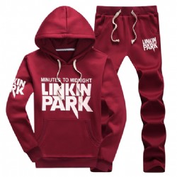 חליפת טרינג ספורטיבית עם הדפס Linkin Park לגבר בשלושה צבעים