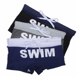 תחתוני רחצה בוקסר לגבר עם הדפס SWIM