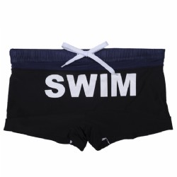 תחתוני רחצה בוקסר לגבר עם הדפס SWIM