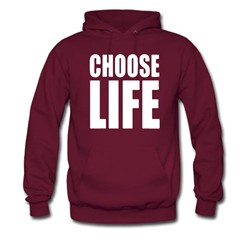 קפוצון עם הדפס Choose Life במגוון צבעים