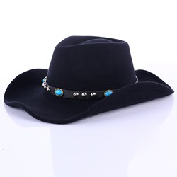 Western Cowboy Hat For Women Men Vintage Retro Wide Brim