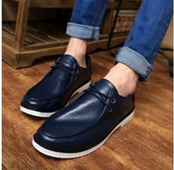 נעלי אוקספורד מעור לגבר בשלושה צבעים