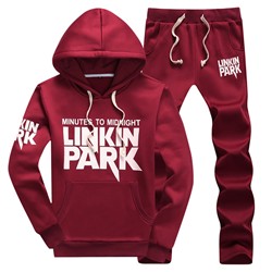 חליפת טרינג ספורטיבית עם הדפס Linkin Park לגבר בשלושה צבעים