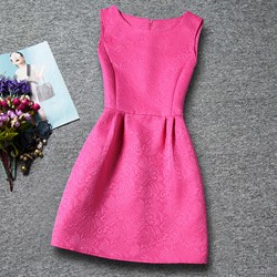 שמלה תחרה אופנתית עם הדפס פרחים לילדה במגוון צבעים