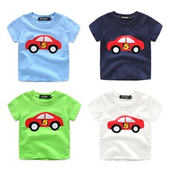 חולצות ילדים עם ציור של מכונית